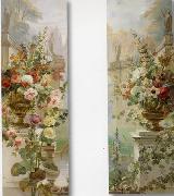 unknow artist Floral, beautiful classical still life of flowers.099 oil painting on canvas